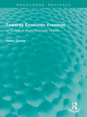 cover image of Towards Economic Freedom